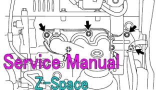 エキゾーストマニホールド KF 脱着 タント ムーヴ アトレーワゴン