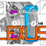 修理交換方法 フロントホイールスピードセンサーの交換 レクサス RX TALA15 TALA10 T24A AGL25WA GL20W 8AR
